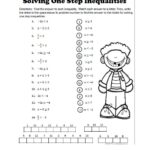 Single Variable Inequalities Worksheets Worksheets Library