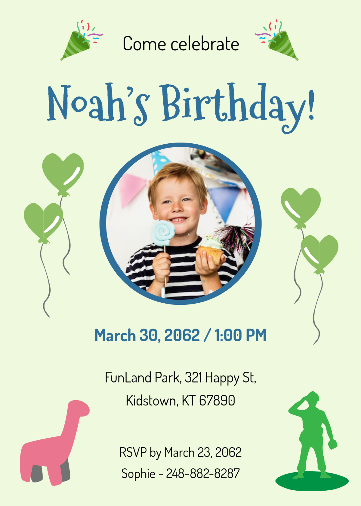editable template for birthday invitation