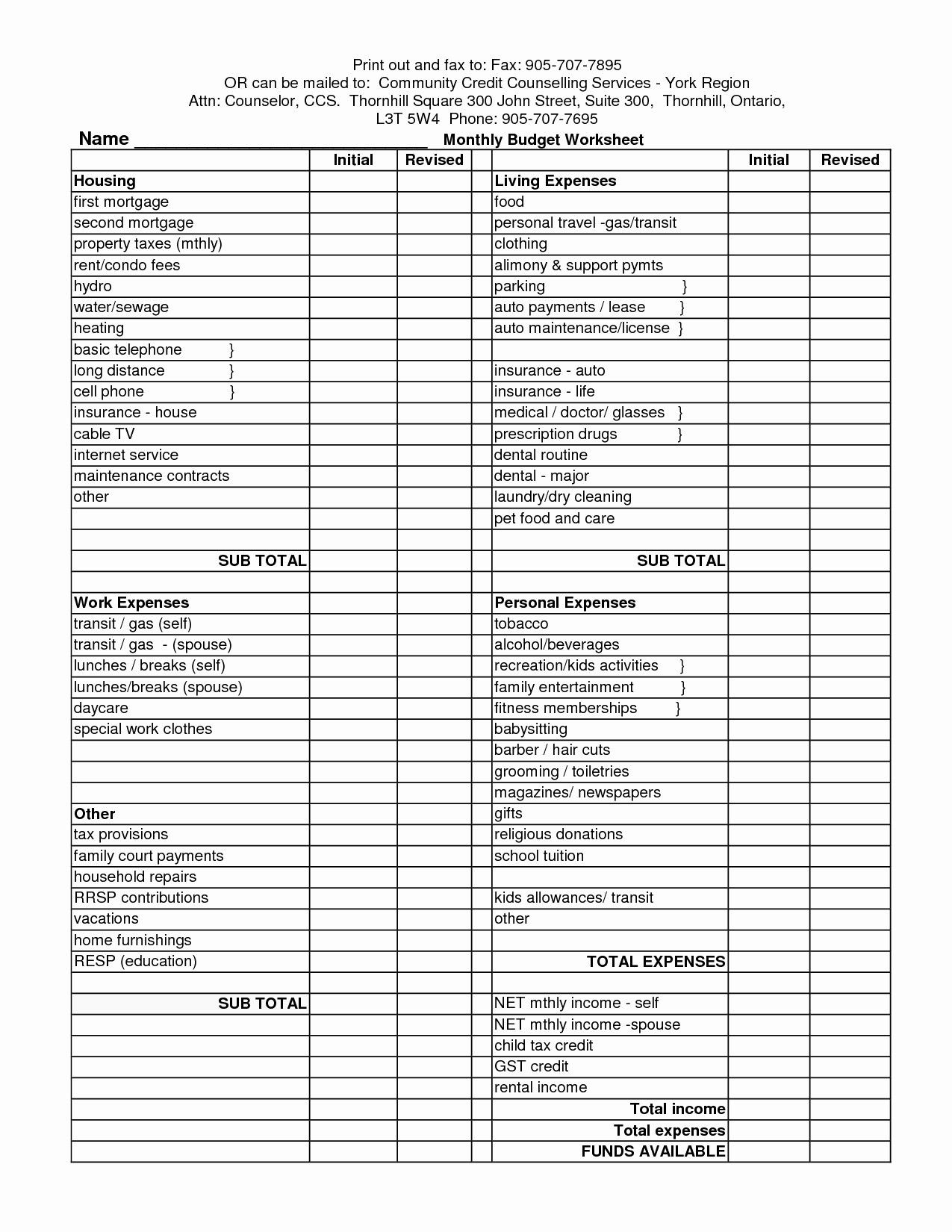 printable tax worksheet