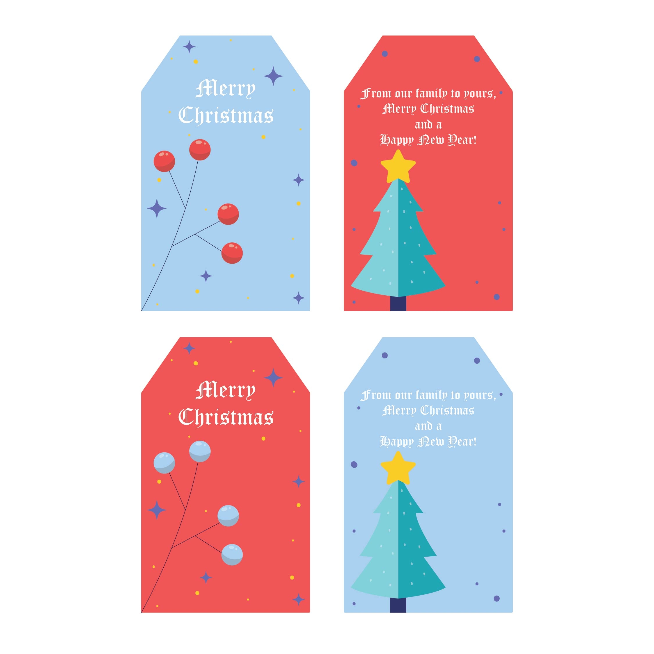 Small Christmas Cards Free 11 Free PDF Printables Printablee
