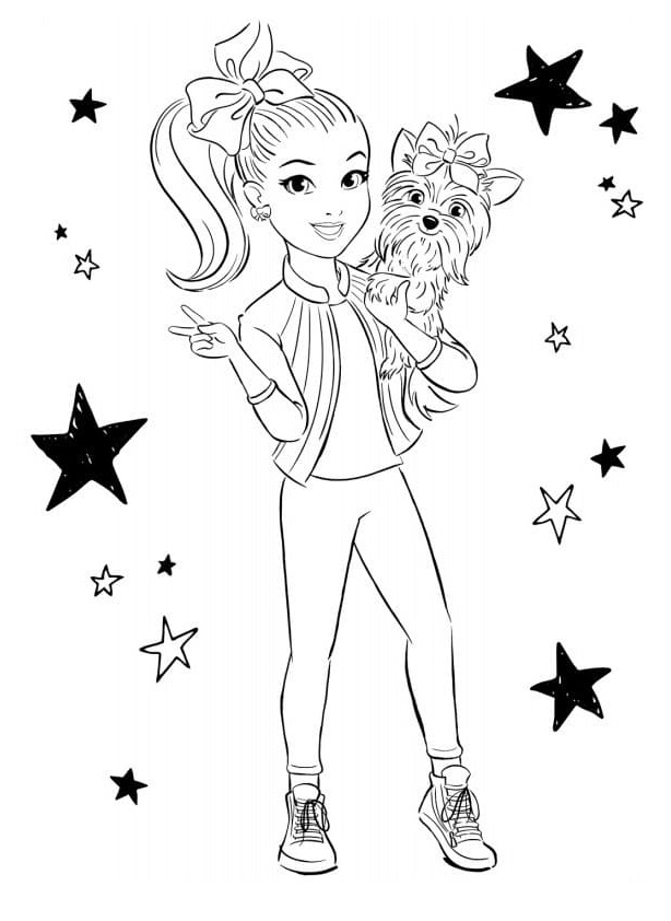 Jojo Siwa Coloring Pages