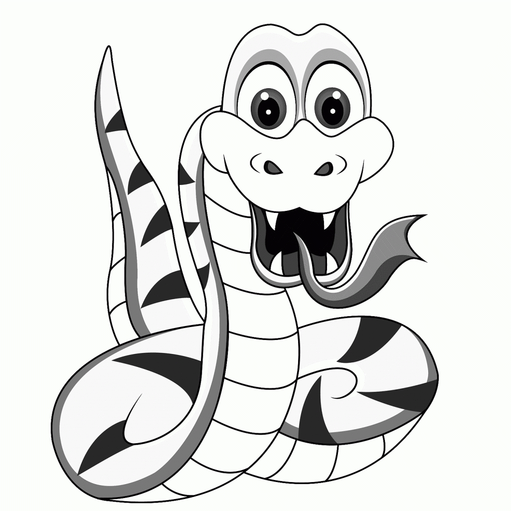 free coloring pages snakes
