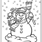 Snowman Coloring Pages