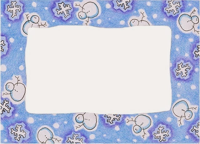 Snowmen Free Printable Frames Cards Tags And Labels Oh My Fiesta 