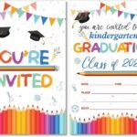 Soiceu Nursery Graduation Invitations With Envelopes Pack Of 20 Class