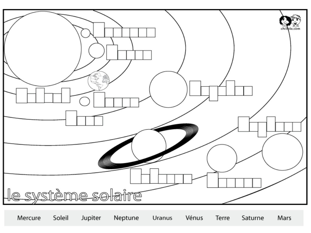 solar system free coloring pages
