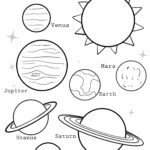 Solar System Planets Coloring Page Artisanat De Garderie Colorier