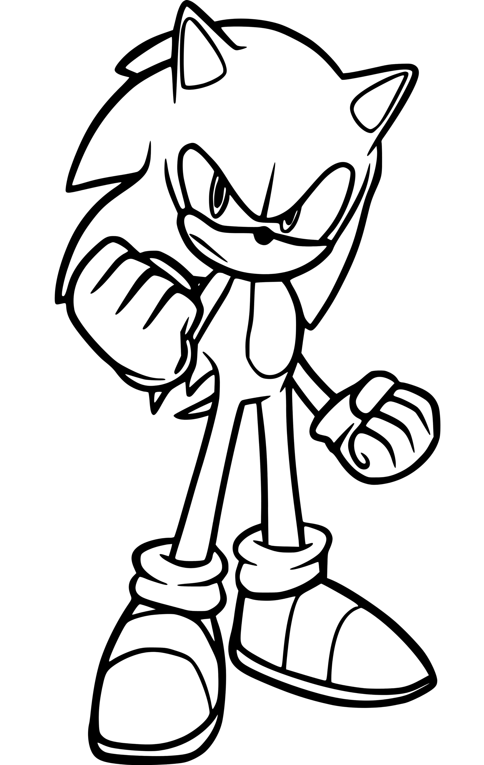 Free Printable Sonic Coloring Pages