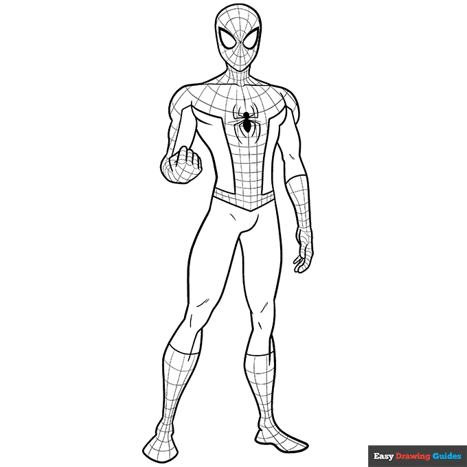 spiderman free printable coloring pages