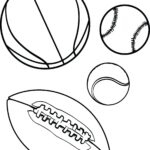 Sports Balls Coloring Pages Free Printable Templates