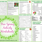 Spring activity worksheets