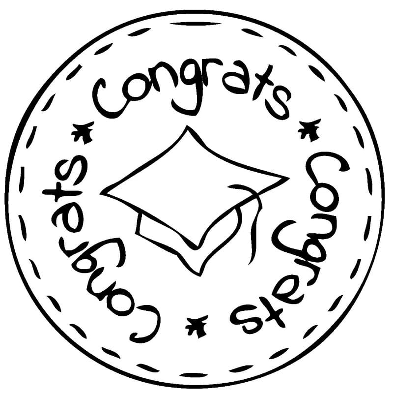 Stamp Graduation Coloring Page Free Printable Coloring Pages For Kids