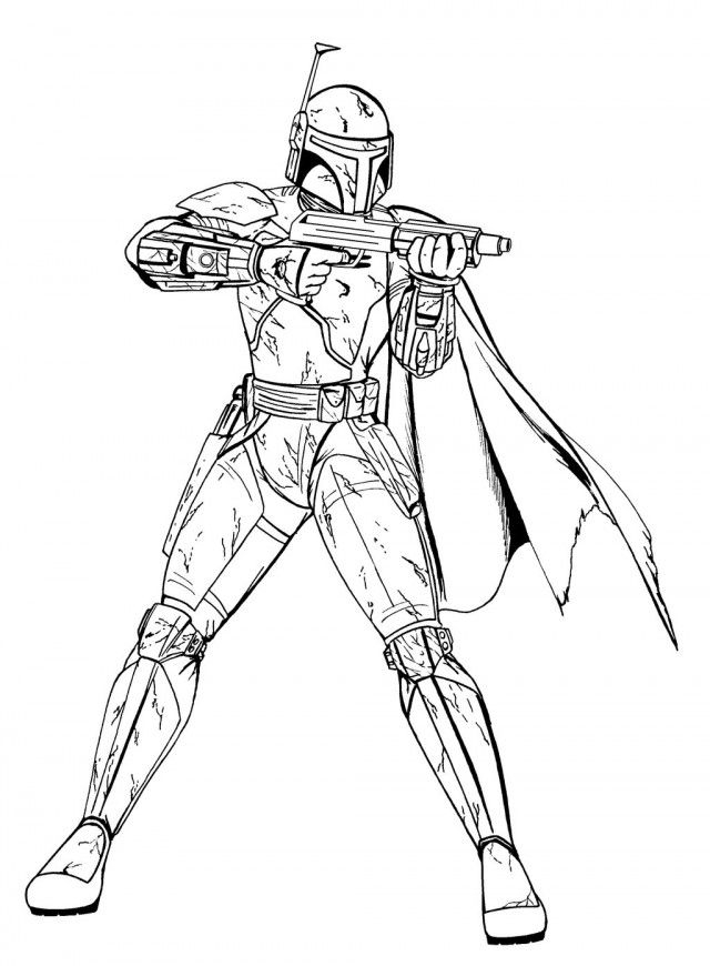 Star Wars Clone Trooper Coloring Pages Coloring Nation