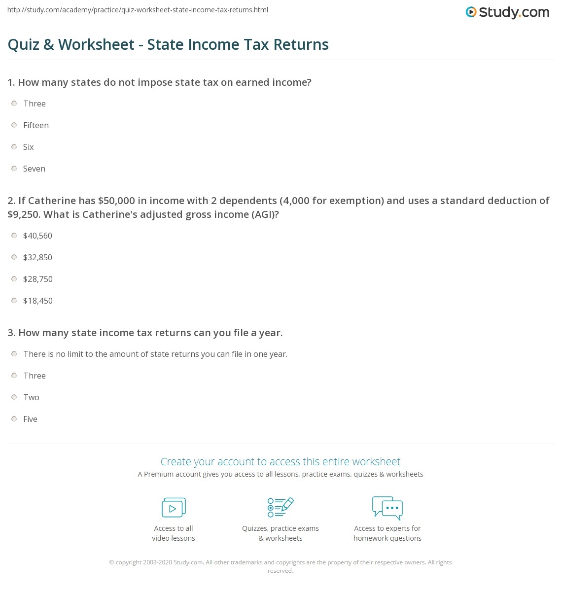 State Tax Refund Worksheet Item Q Line 2