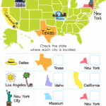 States And Capitals Worksheets Itsy Bitsy Fun Worksheets Library