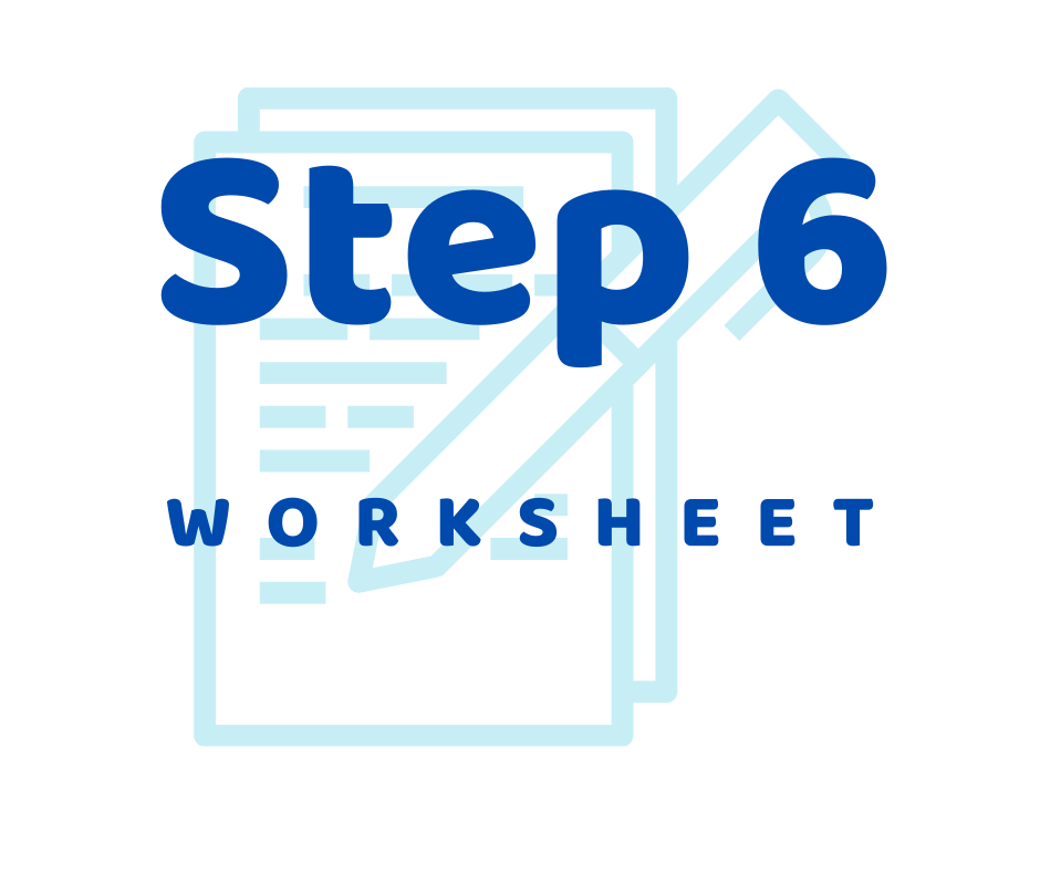 Step 6 AA Character Defects Worksheet Sober Speak Worksheets Library