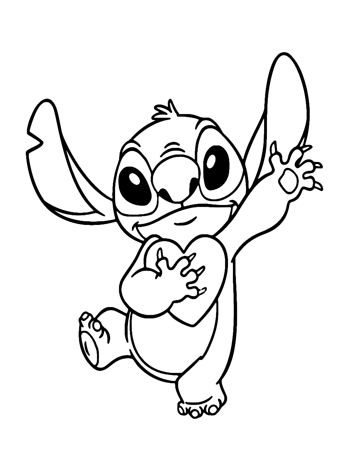 free coloring pages stitch