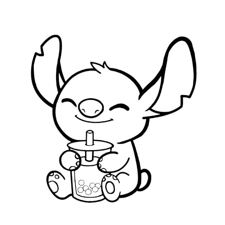 Free Stitch Coloring Pages