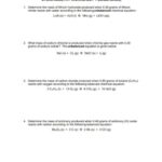 Stoichiometry Worksheet With Answers PDF PRINTABLE
