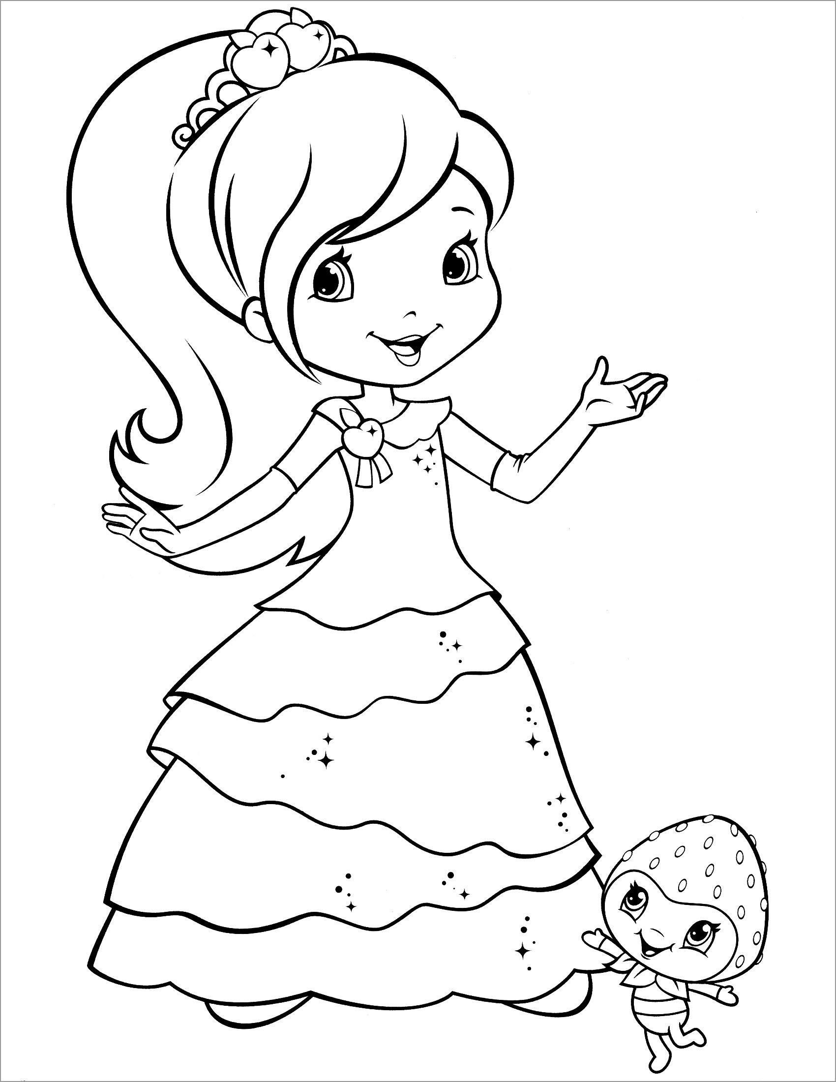 Coloring Pages For Strawberry
