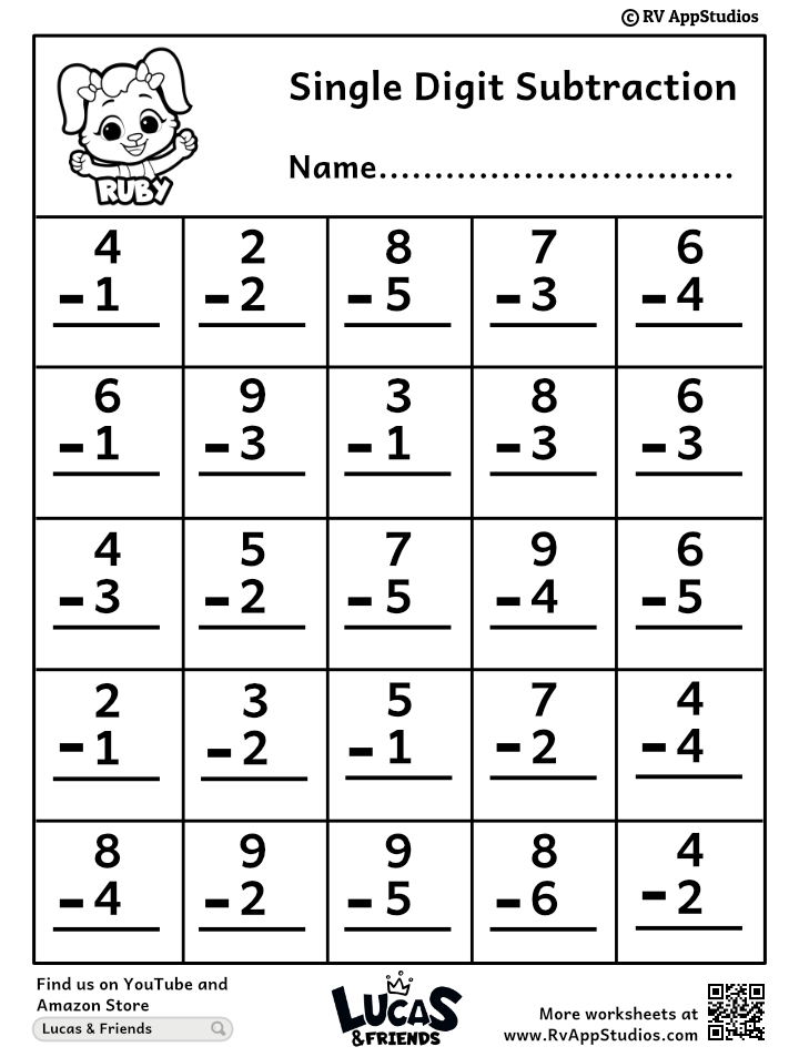 Subtraction Worksheets Free Printables Worksheets Library