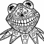 Sugar Skull Coloring Pages Coloring Home