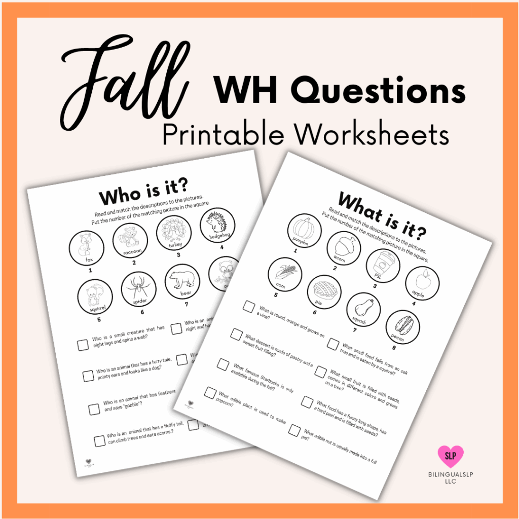 Summer WH Questions Worksheet Ultimate SLP Worksheets Library