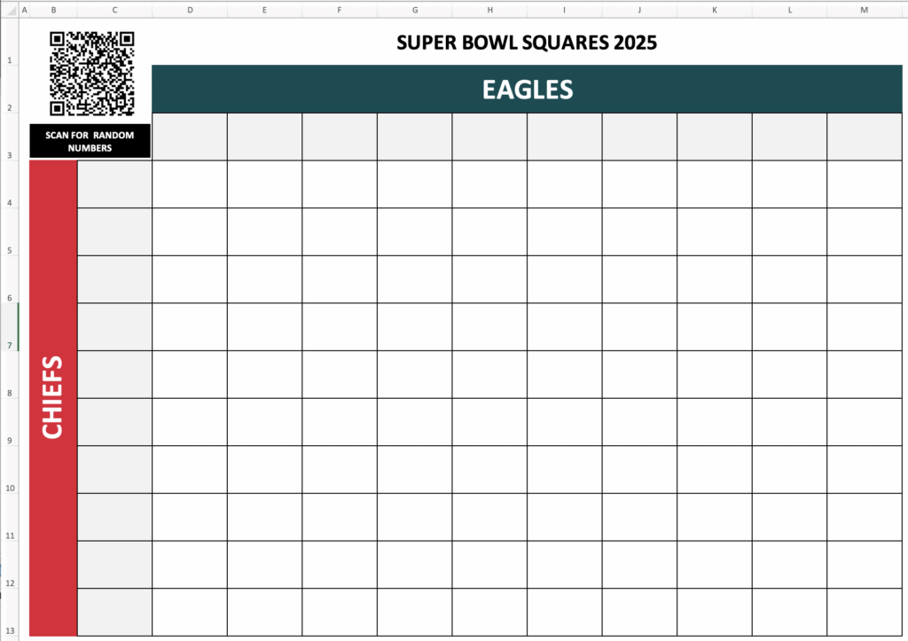 Super Bowl Squares Template How To Download Your Free 41 OFF