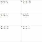 Systems Of Equations Worksheet Unique Solving Systems Equations By