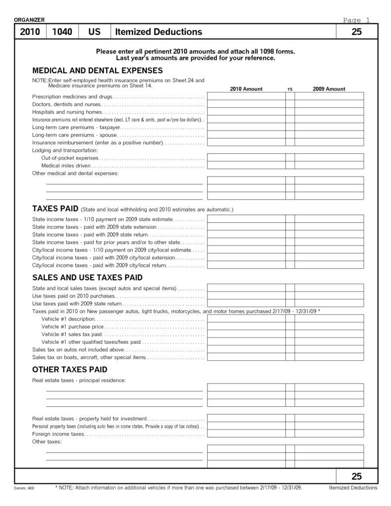 Tax Preparation Checklist To Do List Organizer Checklist PIM