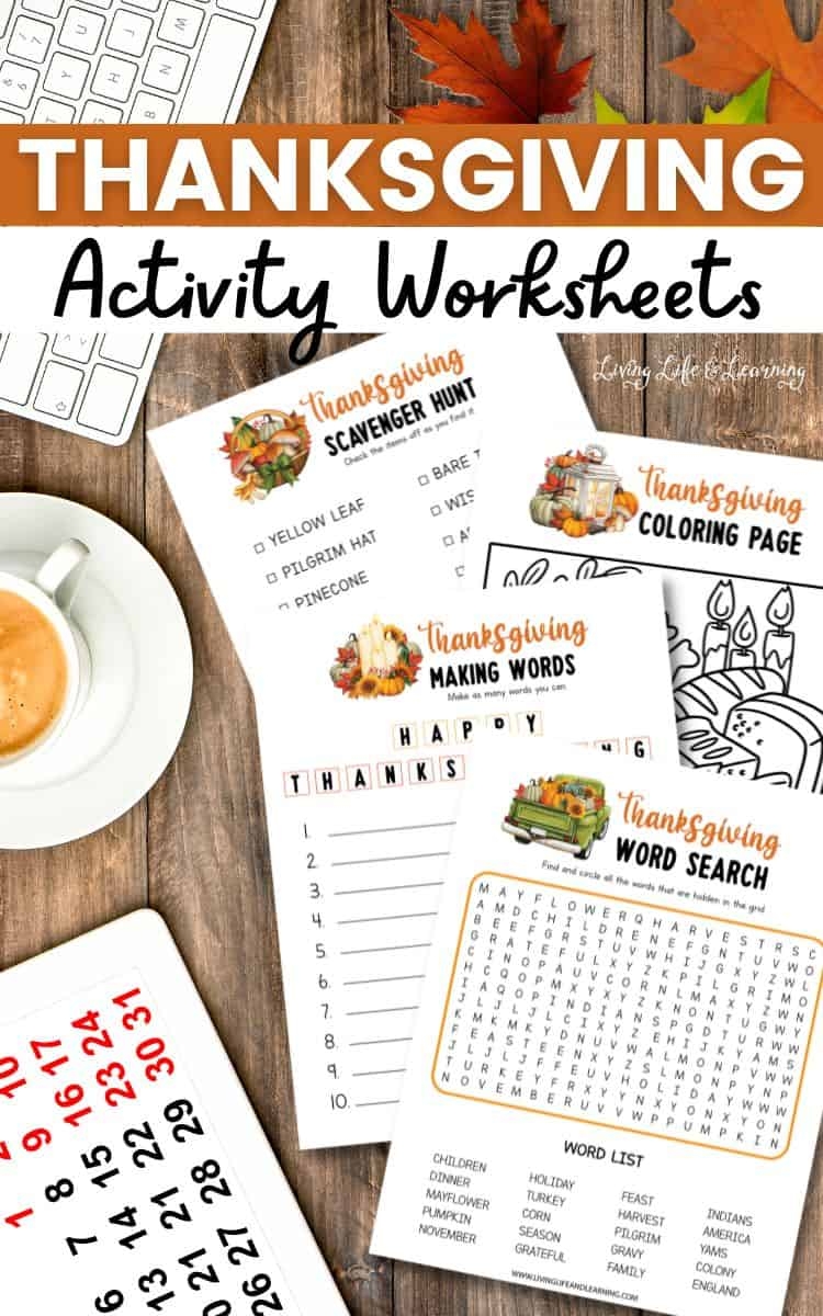 thanksgiving activity worksheets