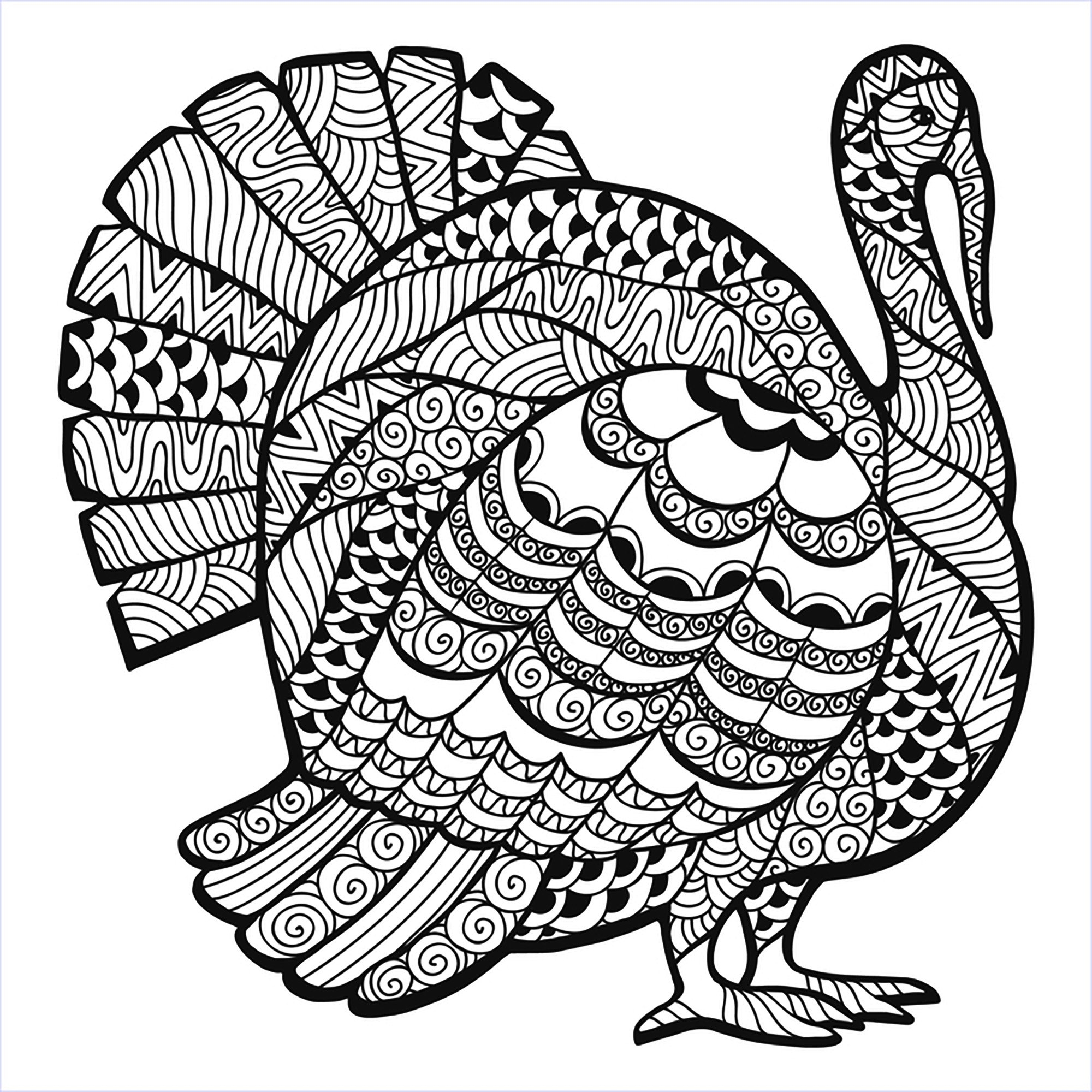 Free Coloring Page Thanksgiving