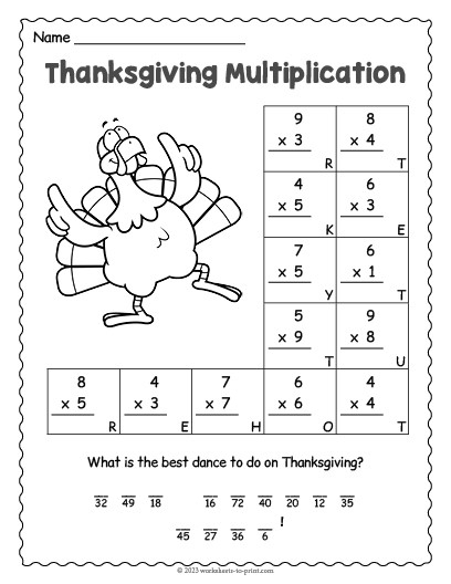 thanksgiving worksheets pdf