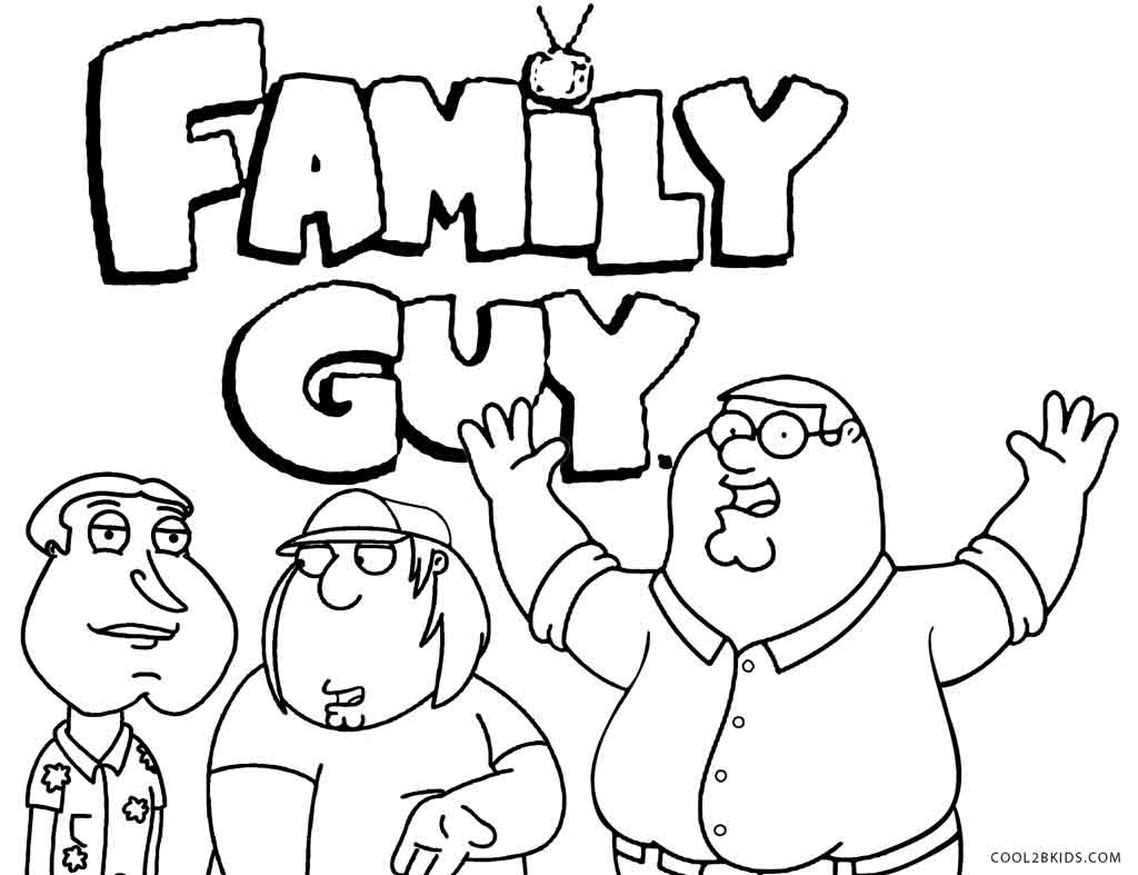 Coloring Pages Of A Family