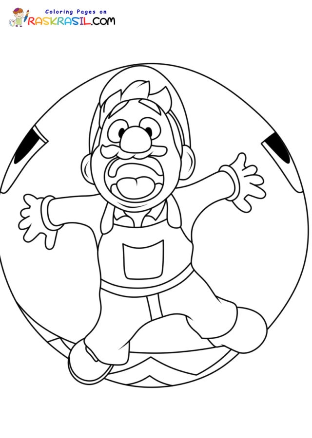 Coloring Pages Super Mario Bros