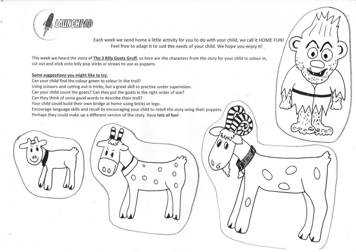 Coloring Pages Of Goats