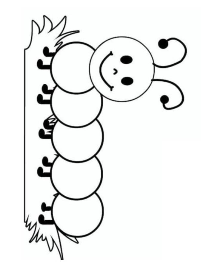 The Very Hungry Caterpillar Coloring Pages