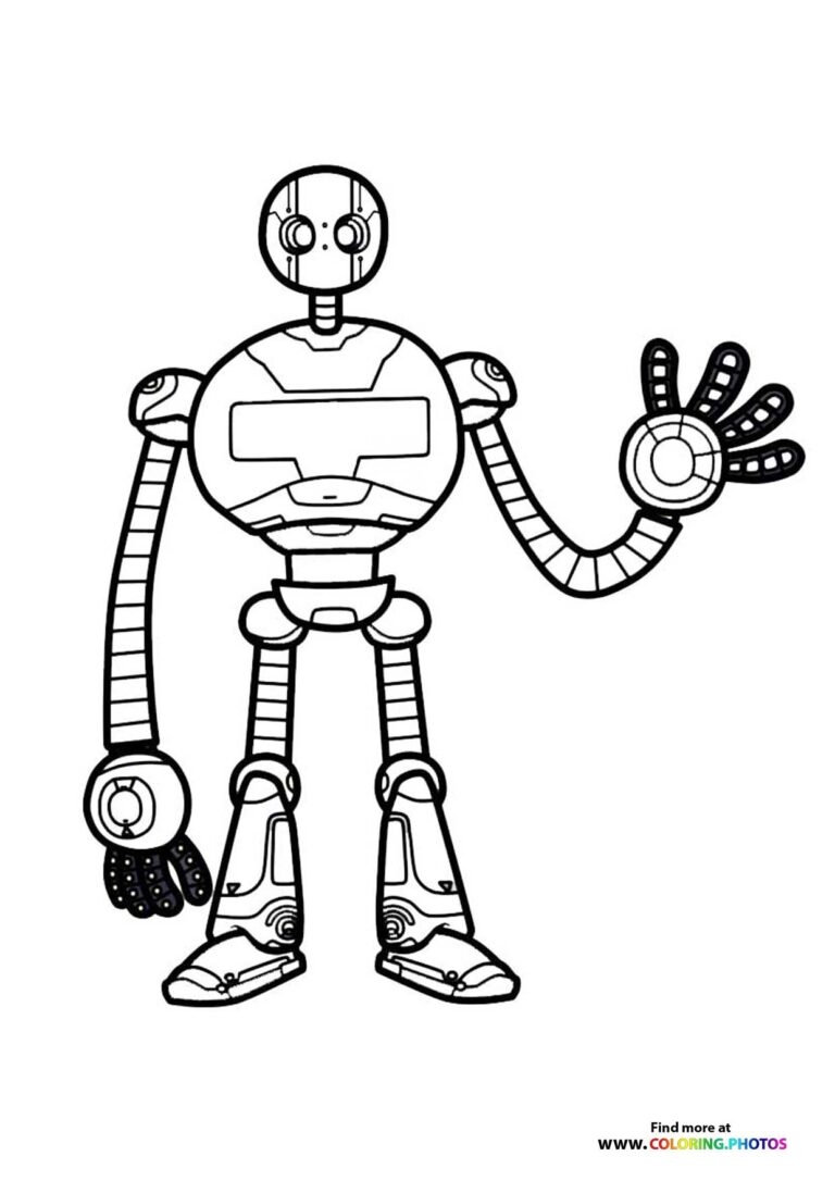 The Wild Robot Coloring Pages For Kids