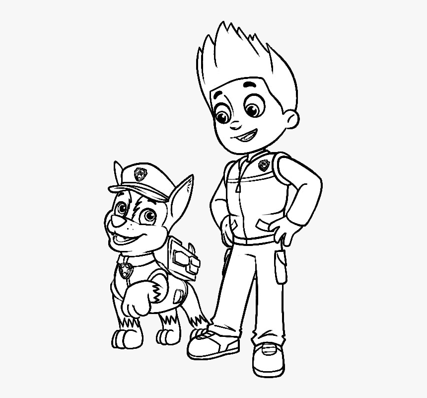 Thumb Image Full Size Paw Patrol Coloring Pages HD Png Download 