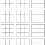 Tic Tac Toe Printables Paper Trail Design Worksheets Library
