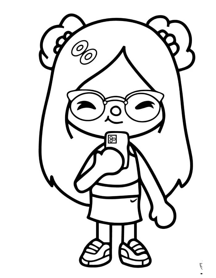 Toca Boca Coloring Pages Free Printable PDF 