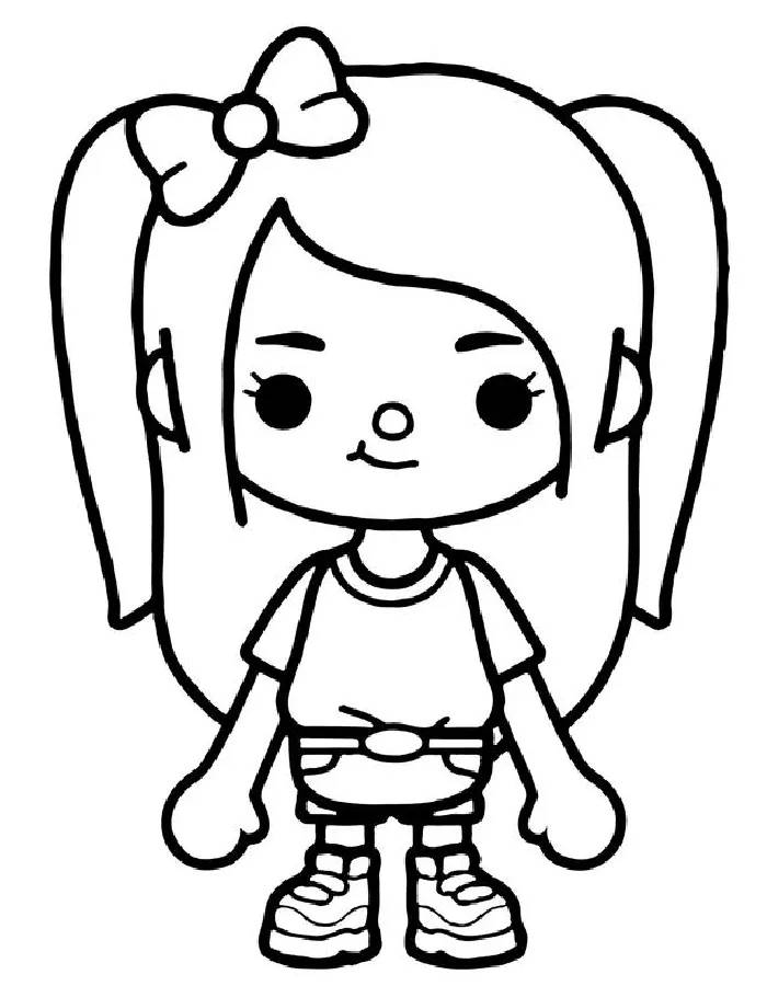 Toca Boca Coloring Pages Free Printable PDF 