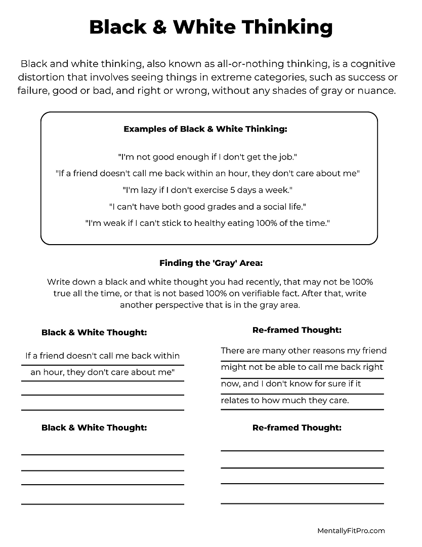 Tools Worksheets Behavior Charts ADHD Worksheets Library