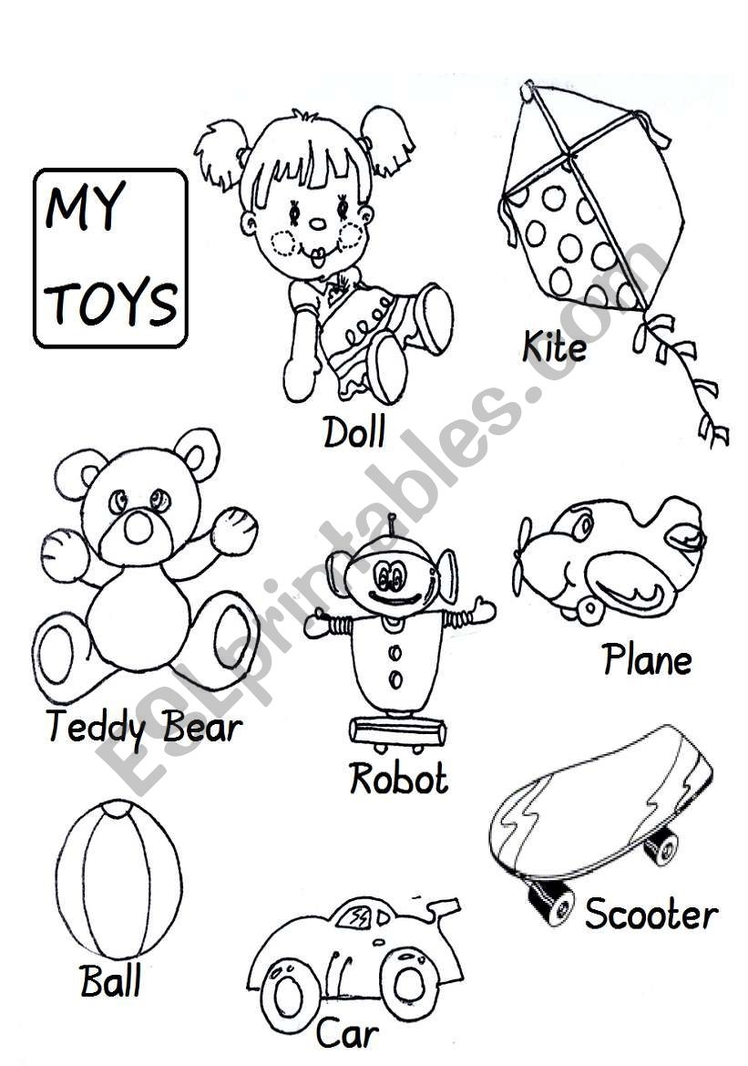 Toys Worksheet