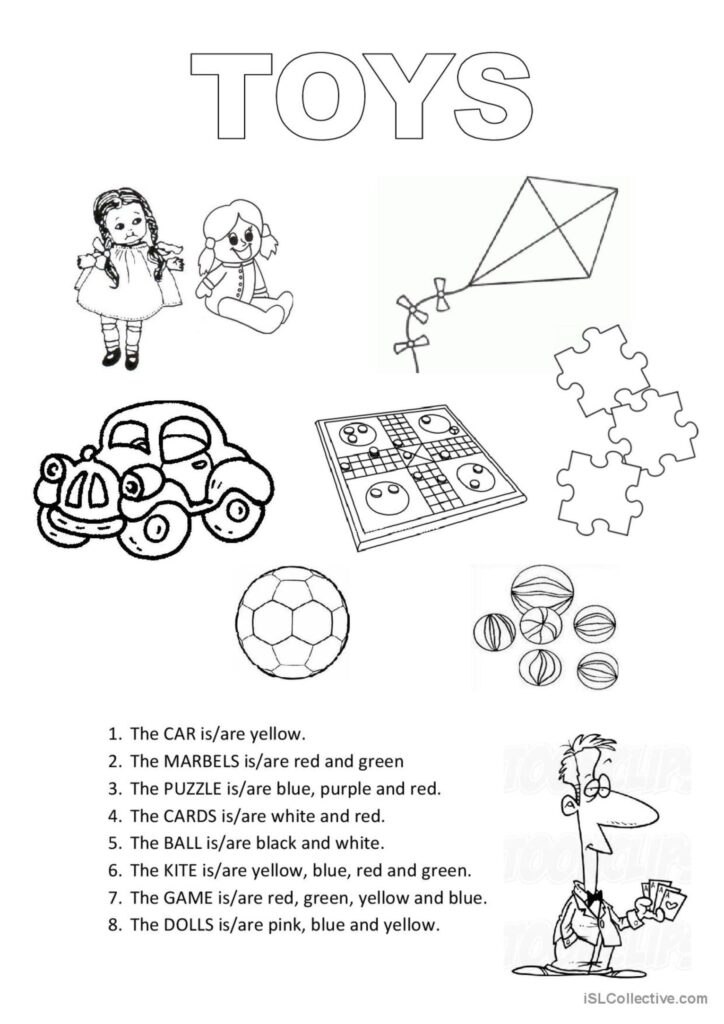 Toys Worksheet