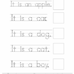 Trace Sentences Worksheets Free Worksheets Samples