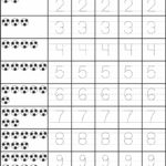 Tracing Numbers 1 10 Worksheets Pdf Pixilateddesign