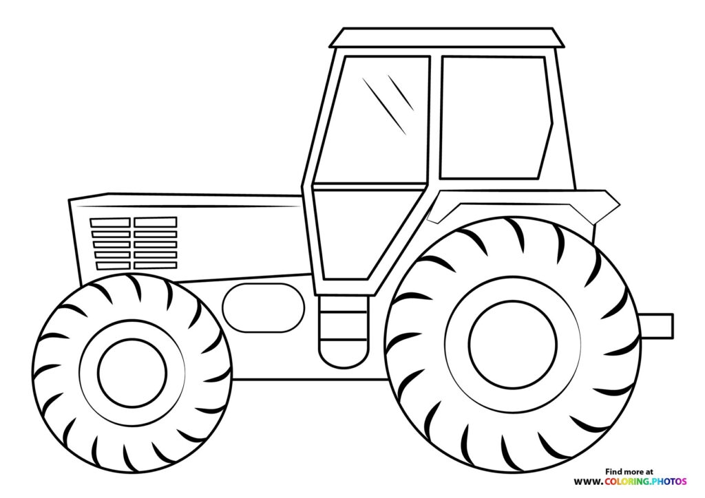 printable coloring pages tractors