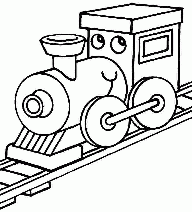 Train Color Pages