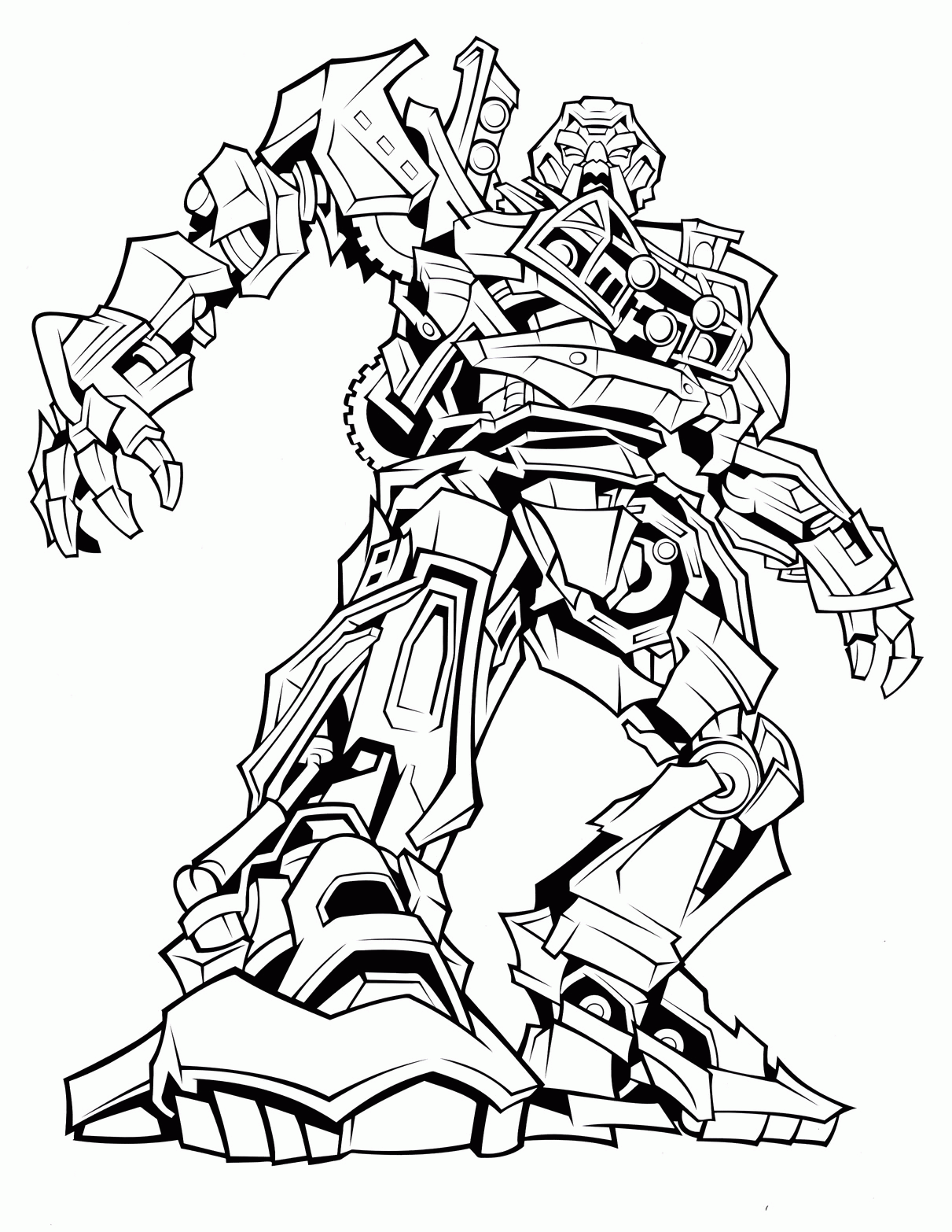free printable transformers coloring pages